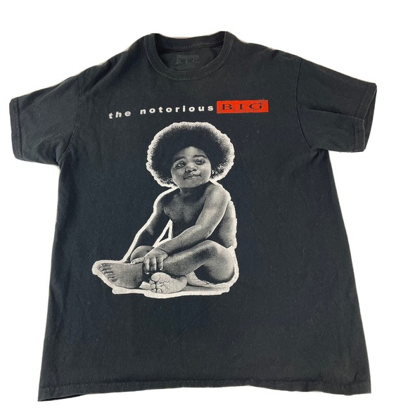 Notorious B.I.G Biggie‎ Mens T-Shirt Size Medium Rapper Vintage Retro Stye - Picture 1 of 6